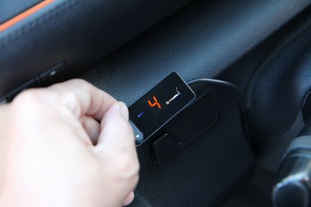 The electronic throttle controller has a friendly user interface and you could easily switch.
